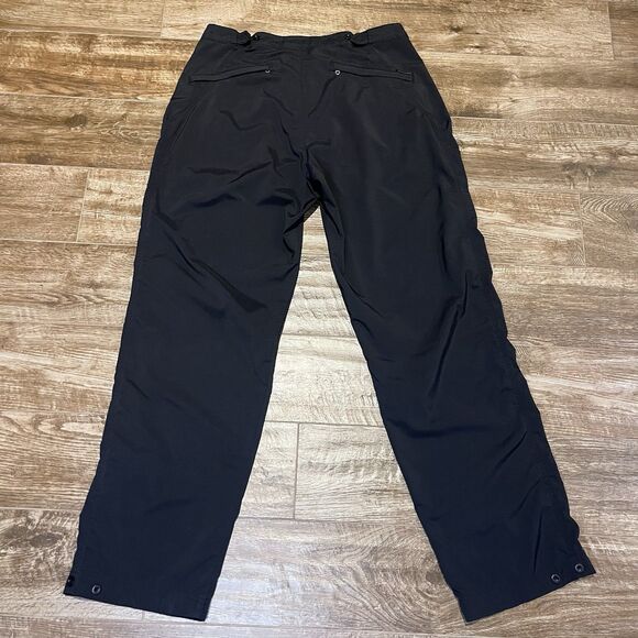 ROYAL ROBBINS Quick Dry Pants Women's Size 12 Black Adjustable Cuff Opening - Picture 9 of 13